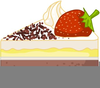 Piece Cheesecake Clipart Image