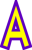 Letter A  Clip Art