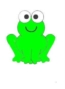 Frog Green Clip Art