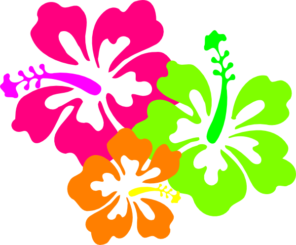 clip art hawaiian flowers free - photo #48
