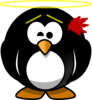 Innocent Penguin-being Shot Clip Art