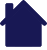 Navy Blue House Clip Art