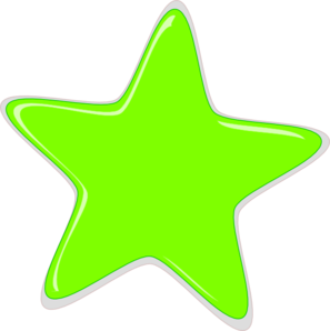 Green Star Editedr Clip Art