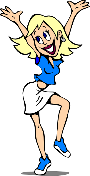 clip art of happy woman - photo #3