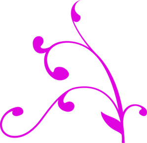 Decorative Corner Purple Clip Art