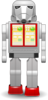 Silver Robot Clip Art