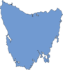 Tasmania Blue Clip Art