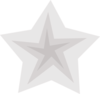 Star Grayscale Clip Art
