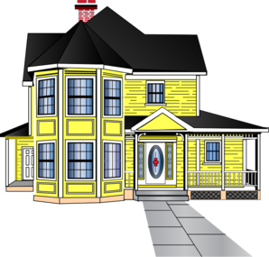 Little Yellow House Clip Art