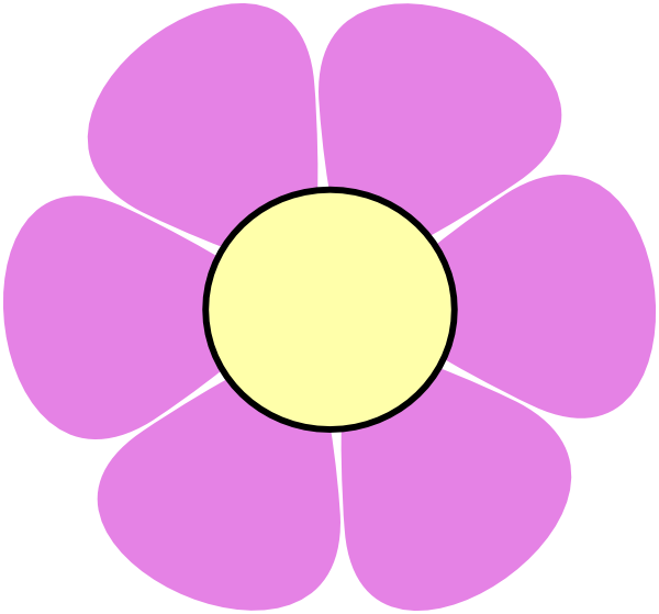 free purple flower clip art - photo #33