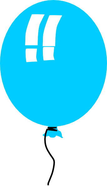 Birthday Balloon Blue clip art - vector clip art online balloon clip art. Birthday Balloon Blue clip art - vector clip art online