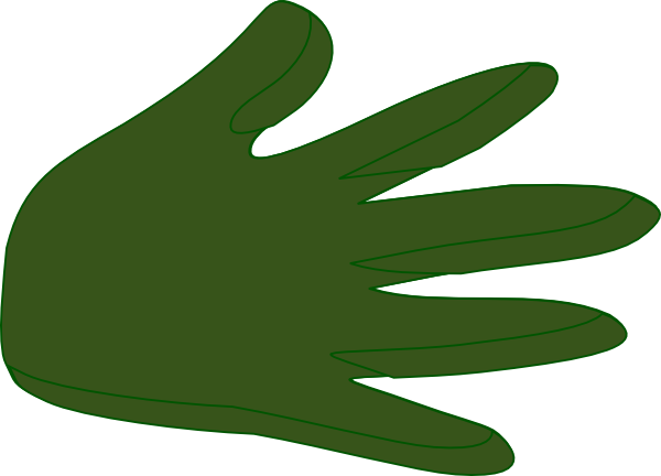 green hand clipart - photo #26