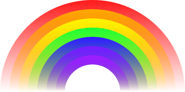 free animated rainbow clipart - photo #17