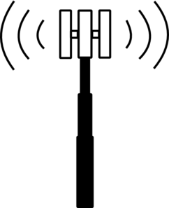 Cell-tower-letter-t Clip Art
