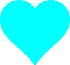 Blue Heart Clip Art