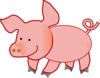 Small Pig2 Clip Art