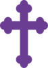 Purple Cross Clipart Clip Art