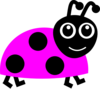 Pink Ladybug Clip Art