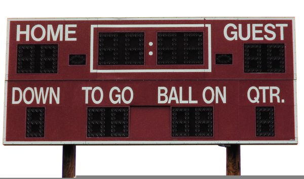Football Scoreboard Clipart | Free Images at Clker.com - vector clip