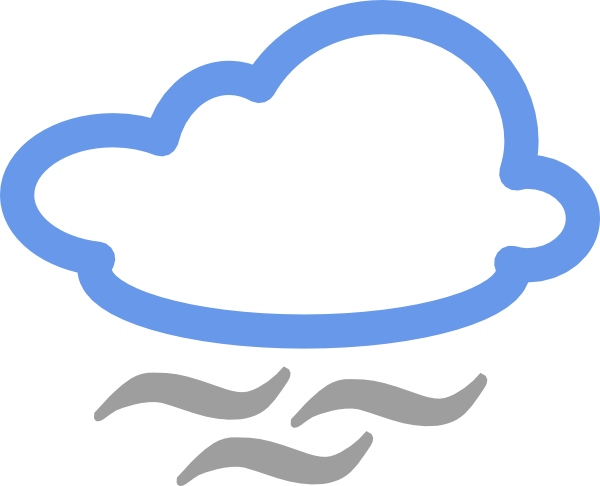 windy weather clip art. Cloudy Weather Symbols clip