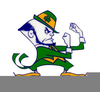 Notre Dame Football Clipart Image