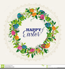 Free Easter Card Clipart Image