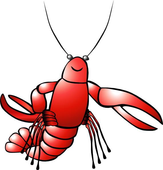 free cartoon lobster clip art - photo #44