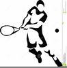 Tennis Player Clipart Image