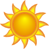 Decorative Sun Clip Art