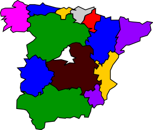 Spanish Regions Clip Art