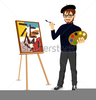 Free Clipart Artist Easel Image