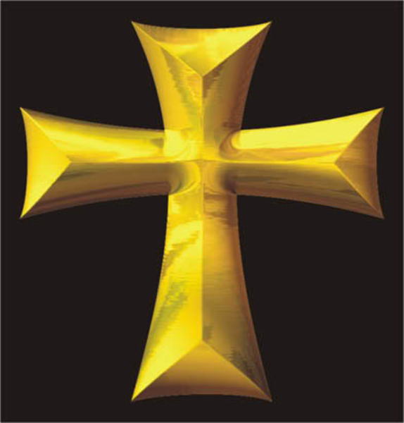 free clipart gold cross - photo #14