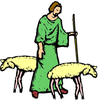 Free Clipart Of Shepherd Staff Image