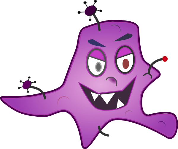 free clipart germs cartoon - photo #9