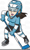 Cartoon Hockey Players Clipart Image