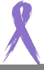 Testicular Cancer Awareness Ribbon Clipart Image
