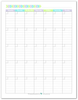 Blank Lined Calendar Image