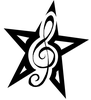 Music Tribal Clipart Image