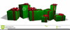 Christmas Packages Clipart Image