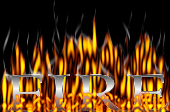 clipart on fire - photo #44