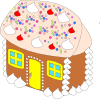 Sweet House Clip Art