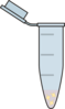 Eppendorf Tube With Flakes Clip Art