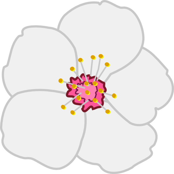 clip art of apple blossom - photo #7