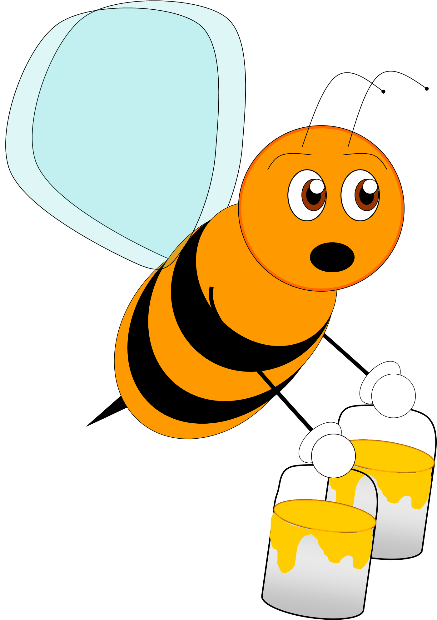 bee animated clip art - photo #22. 