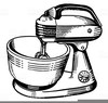 Stand Mixer Clipart Image