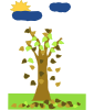 Tree With Leaves Falling Clip Art
