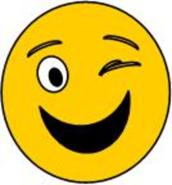 clipart smiley face wink - photo #3
