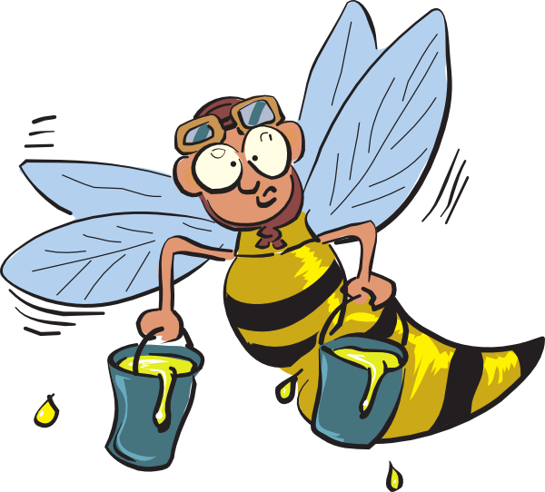 free clipart working bee - photo #10