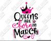 Birthday Clipart March Image