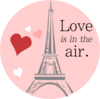 Love Is In The Air Eiffel Tower  Image